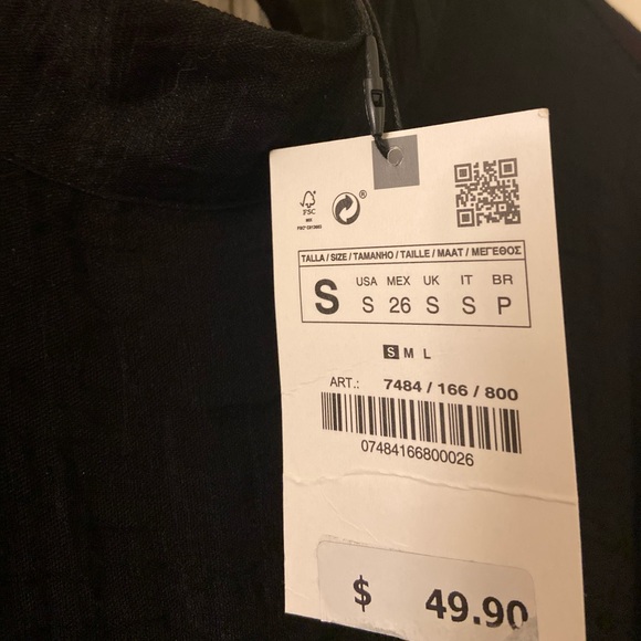 NWT ZARA turtleneck blouse - Picture 4 of 6